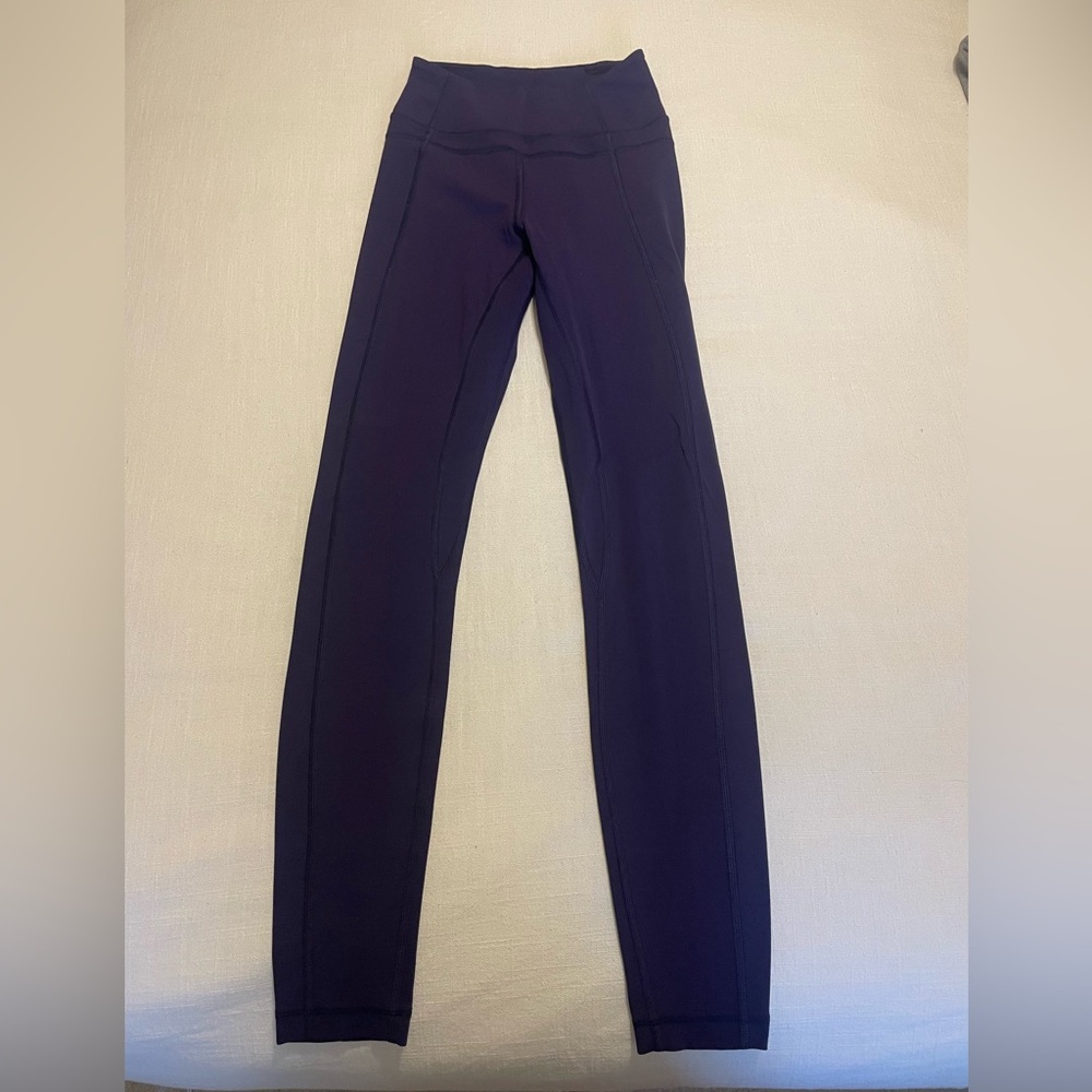 Lululemon leggings purple size 2, 28 inch